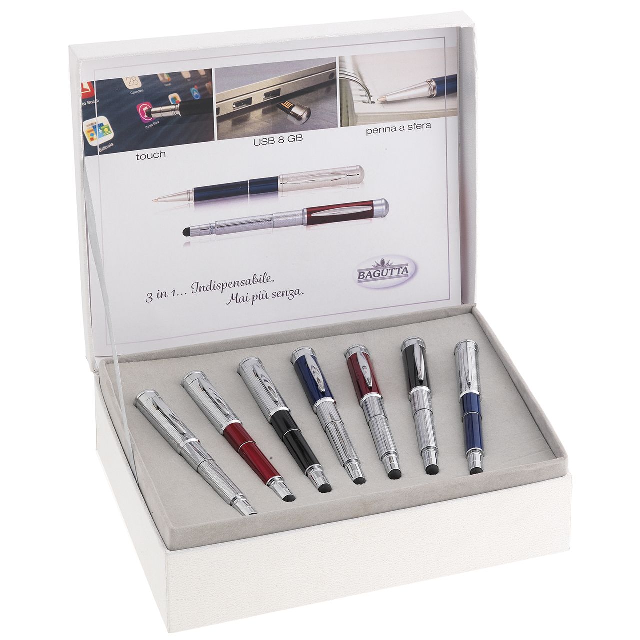 EXPOKIT 1x7 PENNE TRIS USB - Art. 1880